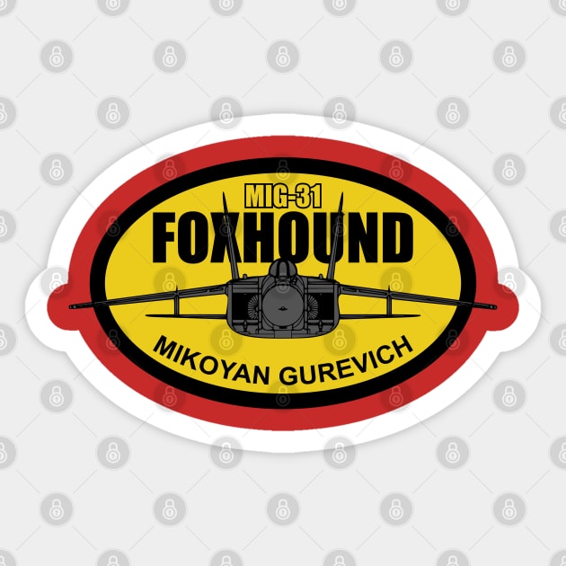 Mig-31 Foxhound Patch Sticker by TCP